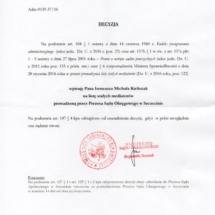 Wpis na listę SO Szczecin